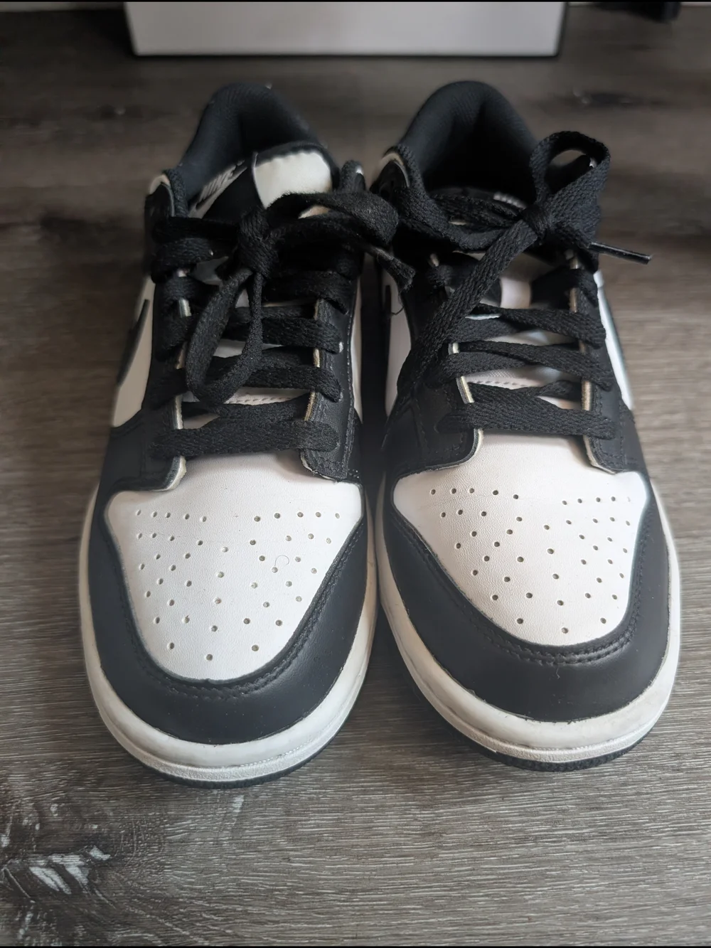 Nike Black and White Low-Top Sneakers Panda